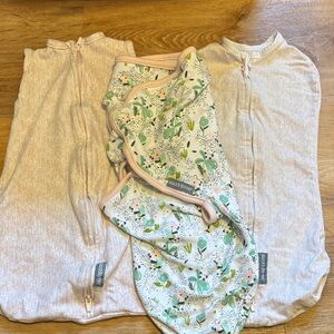 Swaddle Me Baby Sleep Sacks & Swaddle - Pink & Green Floral